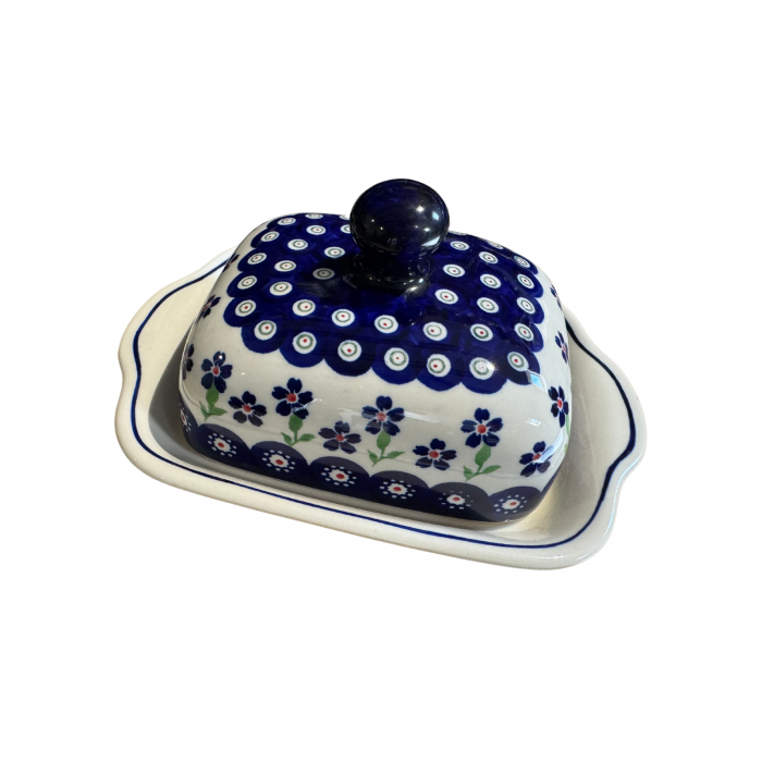 Untiera dreptunghiulara cu capac Hope, ceramica smaltuita, pictata manual, 10,5 x 20,0 cm [11]