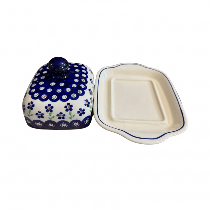 Untiera dreptunghiulara cu capac Hope, ceramica smaltuita, pictata manual, 10,5 x 20,0 cm [6]