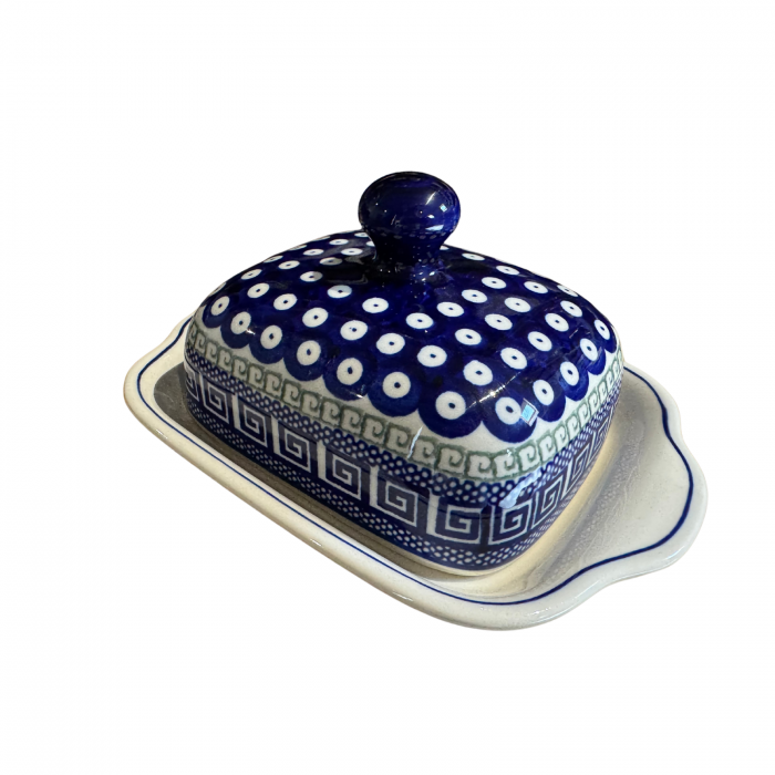 Untiera dreptunghiulara cu capac Infinity, ceramica smaltuita, pictata manual, 10,5 x 20,0 cm [9]
