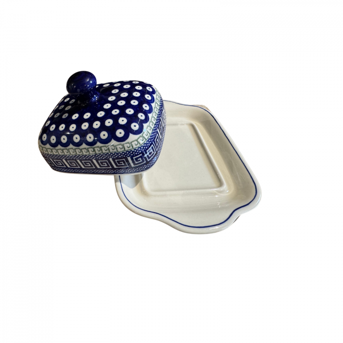 Untiera dreptunghiulara cu capac Infinity, ceramica smaltuita, pictata manual, 10,5 x 20,0 cm [3]