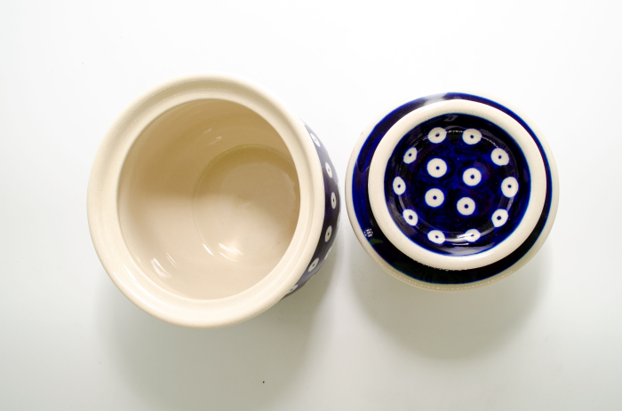 Untiera frantuzeasca Blue Eyes, ceramica smaltuita, pictata manual, 11,0x11,0 cm [5]