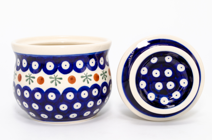 Untiera frantuzeasca Blue Eyes Festive, ceramica smaltuita, pictata manual, 11,0x11,0 cm [6]