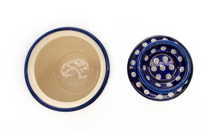 Untiera frantuzeasca Floral Peacock, ceramica smaltuita, pictata manual, 11,0 x 11,0 cm [5]