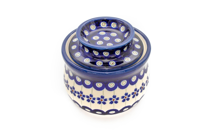 Untiera frantuzeasca Floral Peacock, ceramica smaltuita, pictata manual, 11,0 x 11,0 cm [2]