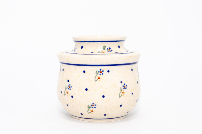 Untiera frantuzeasca Little Flowers, ceramica smaltuita, pictata manual, 11,0x11,0 cm [3]