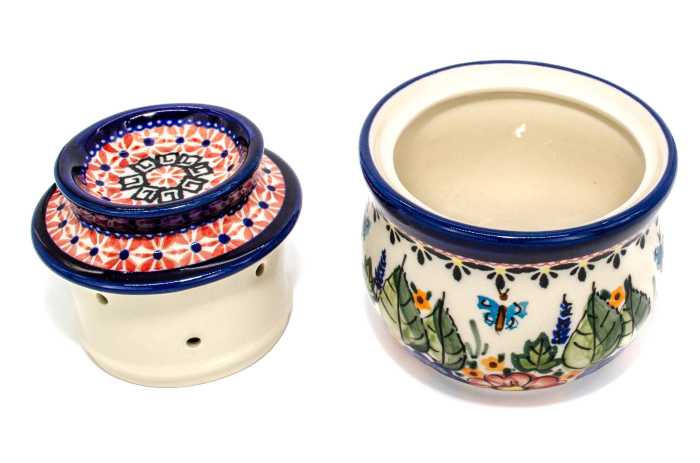 Untiera frantuzeasca Poppy Fountain, ceramica smaltuita, pictata manual, 11,0x11,0 cm [3]