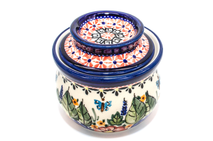 Untiera frantuzeasca Poppy Fountain, ceramica smaltuita, pictata manual, 11,0x11,0 cm [4]