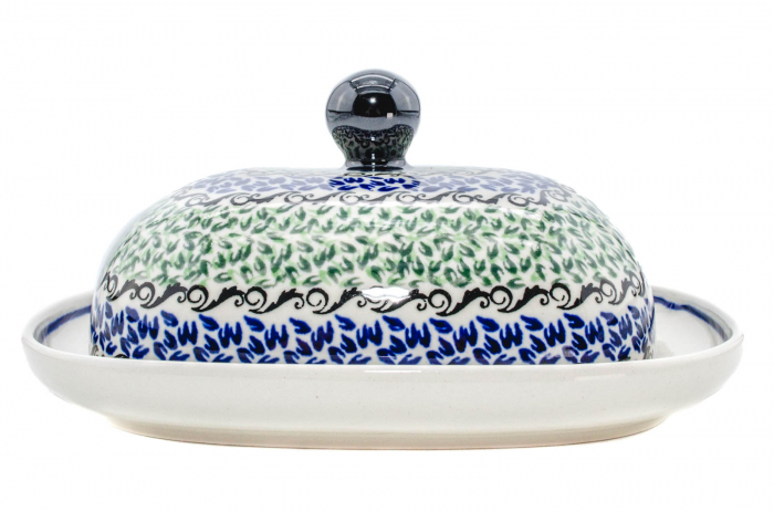 Untiera ovala cu capac Sweet Dreams, ceramica smaltuita, pictata manual, 15,0 x 19,8 cm [9]