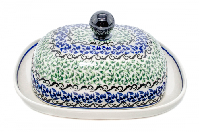 Untiera ovala cu capac Sweet Dreams, ceramica smaltuita, pictata manual, 15,0 x 19,8 cm [4]