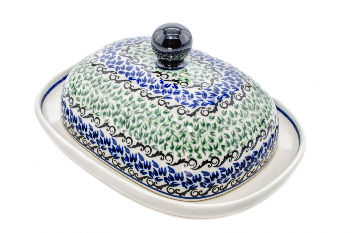 Untiera ovala cu capac Sweet Dreams, ceramica smaltuita, pictata manual, 15,0 x 19,8 cm [5]