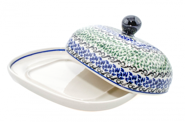 Untiera ovala cu capac Sweet Dreams, ceramica smaltuita, pictata manual, 15,0 x 19,8 cm [8]