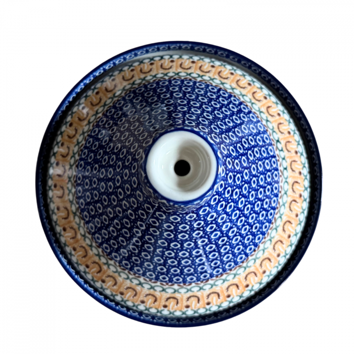 Vas pentru cuptor Tajine, Morning Sunrise, ceramica smaltuita, pictat manual, diametru 26,6 cm [5]