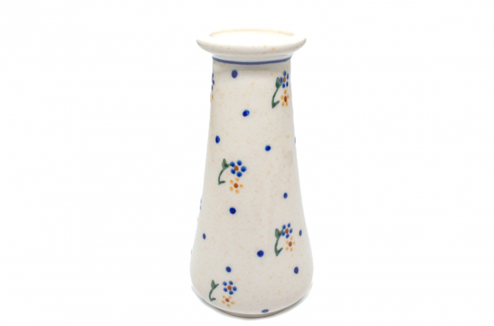Vaza decorativa Little Flowers ceramica smaltuita, impermeabila, pictata manual, 13,7 cm [2]