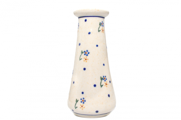 Vaza decorativa Little Flowers ceramica smaltuita, impermeabila, pictata manual, 13,7 cm [5]