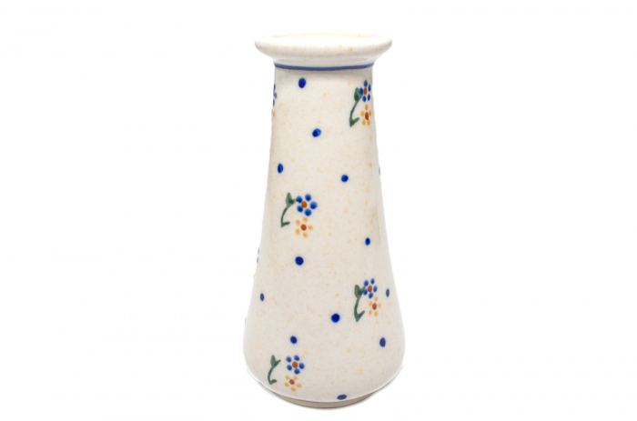 Vaza decorativa Little Flowers ceramica smaltuita, impermeabila, pictata manual, 13,7 cm [3]