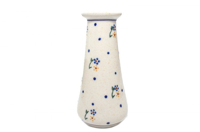 Vaza decorativa Little Flowers ceramica smaltuita, impermeabila, pictata manual, 13,7 cm [4]