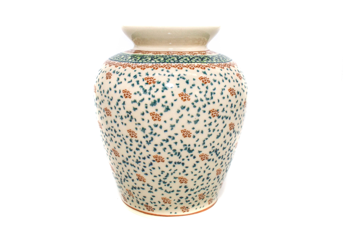 Vaza decorativa Garden in the Wind, ceramica smaltuita, impermeabila, pictata manual, 19,7 cm [3]