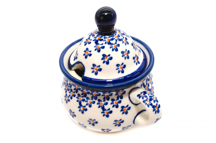 Zaharnita ceramica Blue Field ceramica smaltuita, pictata manual, 350 ml [7]