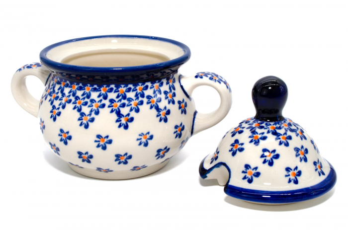 Zaharnita ceramica Blue Field ceramica smaltuita, pictata manual, 350 ml [4]