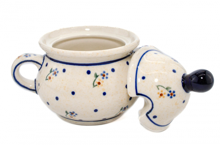 Zaharnita ceramica Little Flowers ceramica smaltuita, pictata manual, 350 ml [4]
