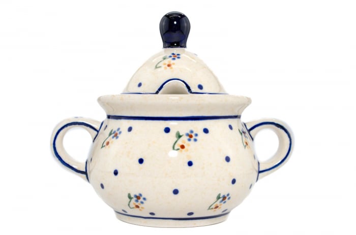Zaharnita ceramica Little Flowers ceramica smaltuita, pictata manual, 350 ml [6]