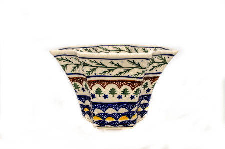 Bol Festive Season, ceramica smaltuita, pictat manual, 27,5x19,0 cm, volum 1,35 L [3]