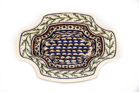 Bol Festive Season, ceramica smaltuita, pictat manual, 27,5x19,0 cm, volum 1,35 L [1]