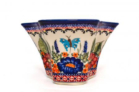 Bol Poppy Fountain, ceramica smaltuita, pictat manual, 27,5 x 19,0 cm, volum 1,3 L [6]