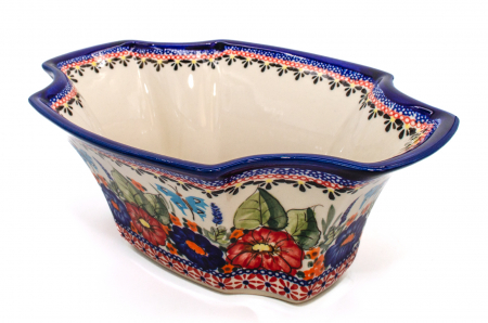 Bol Poppy Fountain, ceramica smaltuita, pictat manual, 27,5 x 19,0 cm, volum 1,3 L [4]