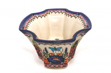 Bol Poppy Fountain, ceramica smaltuita, pictat manual, 27,5 x 19,0 cm, volum 1,3 L [5]