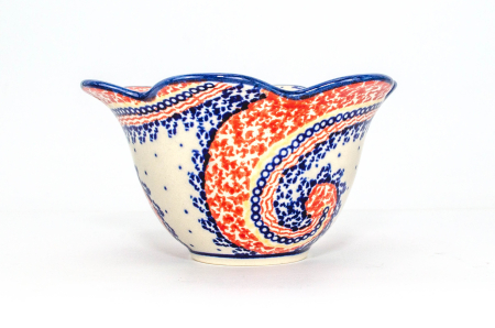 Bol in forma de floare Hypnotization, ceramica smaltuita, pictat manual, 14,0 cm, volum 300 ml [3]