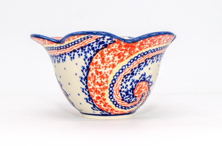 Bol in forma de floare Hypnotization, ceramica smaltuita, pictat manual, 14,0 cm, volum 300 ml [1]