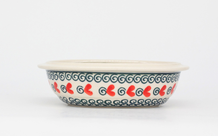 Bol oval Spiral Joy, ceramica smaltuita, pictat manual, 12,5 x 15,0 cm [3]