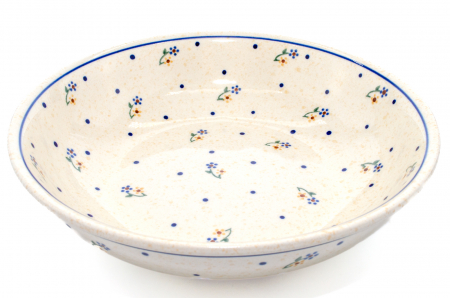 Bol pentru salata Little Flowers, din ceramica smaltuita, pictat manual, 25,2 cm, volum 1,4 L [4]