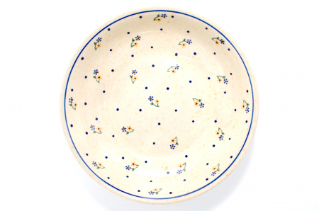 Bol pentru salata Little Flowers, din ceramica smaltuita, pictat manual, 25,2 cm, volum 1,4 L [5]