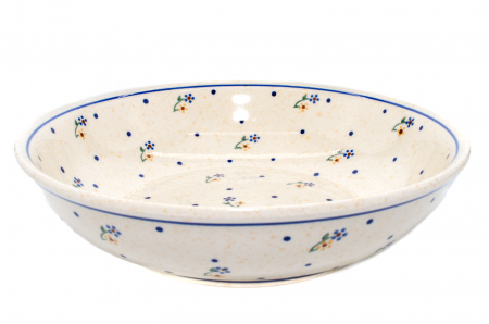 Bol pentru salata Little Flowers, din ceramica smaltuita, pictat manual, 25,2 cm, volum 1,4 L [3]