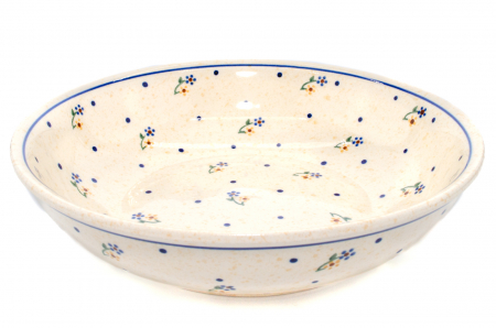 Bol pentru salata Little Flowers, din ceramica smaltuita, pictat manual, 25,2 cm, volum 1,4 L [1]