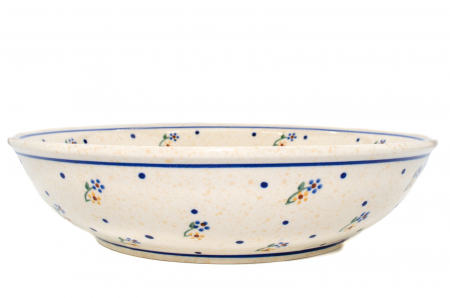 Bol pentru salata Little Flowers, din ceramica smaltuita, pictat manual, 25,2 cm, volum 1,4 L [2]