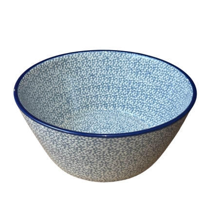 Bol pentru salata Blue Sea, ceramica smaltuita, pictat manual, diametru 20.5 cm [1]