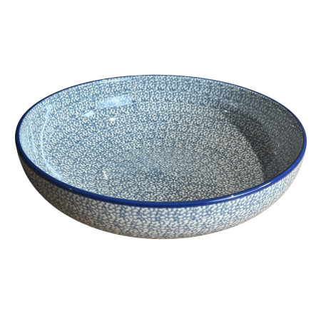 Colectia Blue Sea - Bol pentru salata Blue Sea, ceramica smaltuita, pictat manual, diametru 27.3 cm