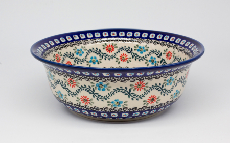 Bol pentru salata Euphoria, ceramica smaltuita, pictat manual, 24,6 cm, volum 2,0 L [1]