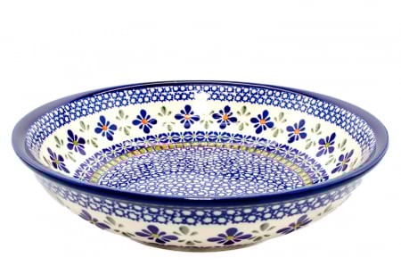 Bol pentru salata Joy, ceramica smaltuita, pictat manual, 25,2 cm, volum 1,4 L [0]