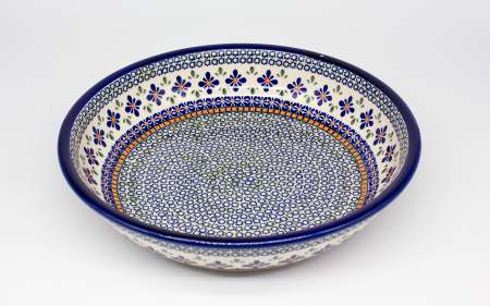 Bol pentru salata Joy, ceramica smaltuita, pictat manual, 33,2 cm, volum 2,7 L [2]