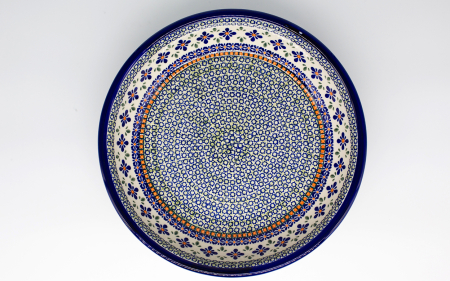 Bol pentru salata Joy, ceramica smaltuita, pictat manual, 33,2 cm, volum 2,7 L [3]