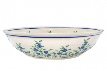 Bol pentru salata Berries, din ceramica smaltuita, pictat manual, 25,2 cm, volum 1,4 L [6]