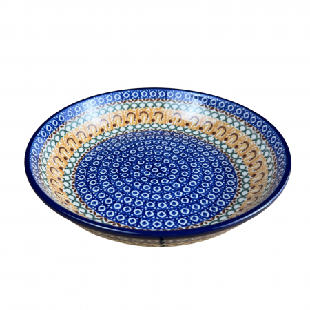 Bol pentru salata Morning Sunrise, ceramica smaltuita, pictat manual, diametru 24,5 cm [6]