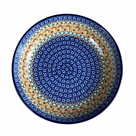 Bol pentru salata Morning Sunrise, ceramica smaltuita, pictat manual, diametru 24,5 cm [2]