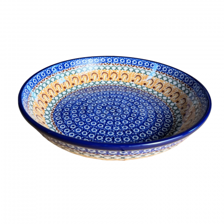 Bol pentru salata Morning Sunrise, ceramica smaltuita, pictat manual, diametru 24,5 cm [1]