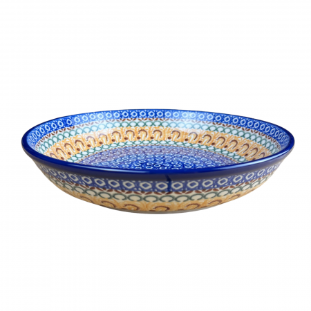 Bol pentru salata Morning Sunrise, ceramica smaltuita, pictat manual, diametru 24,5 cm [5]
