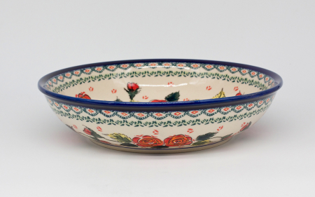 Bol pentru salata Roses, ceramica smaltuita, pictat manual, 25,2 cm, volum 1,4 L [1]